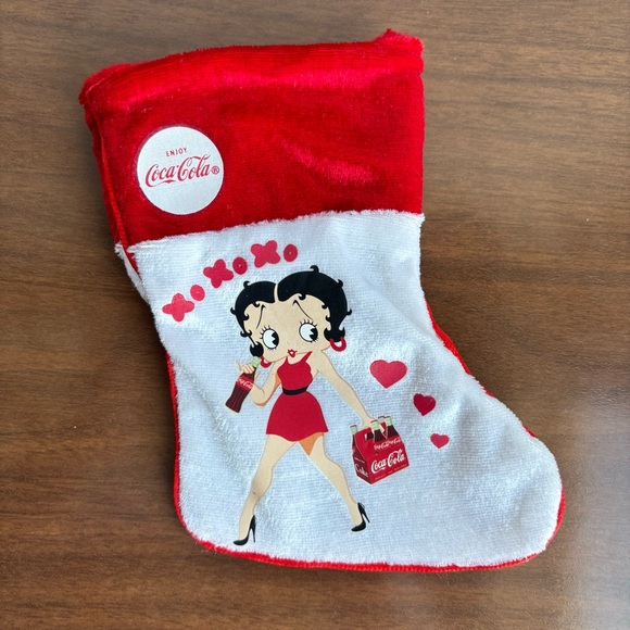 Kurt S. Alder Mini Betty Boop Coca-Cola Stocking - Picture 1 of 5